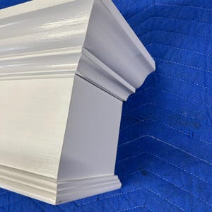Wood Cornice Window Valance Crown Molding Model - Pennsylvania Hardwood - Custom Built To Any Size