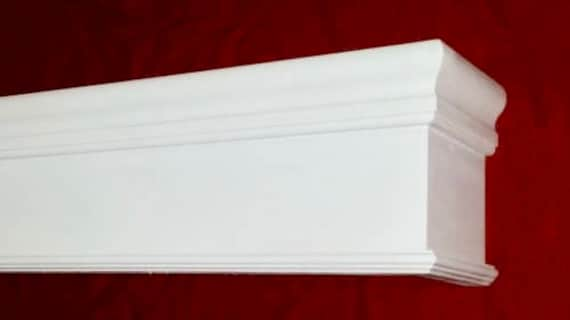 Wood Cornice Window Valance 8 High Model 100 Solid Etsy