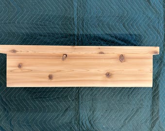 Rustic Farmhouse Cedar Cornice: Handcrafted Window Valance