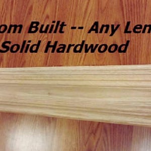 Custom Hardwood Fireplace Mantel Shelf - Pennsylvania Crafted