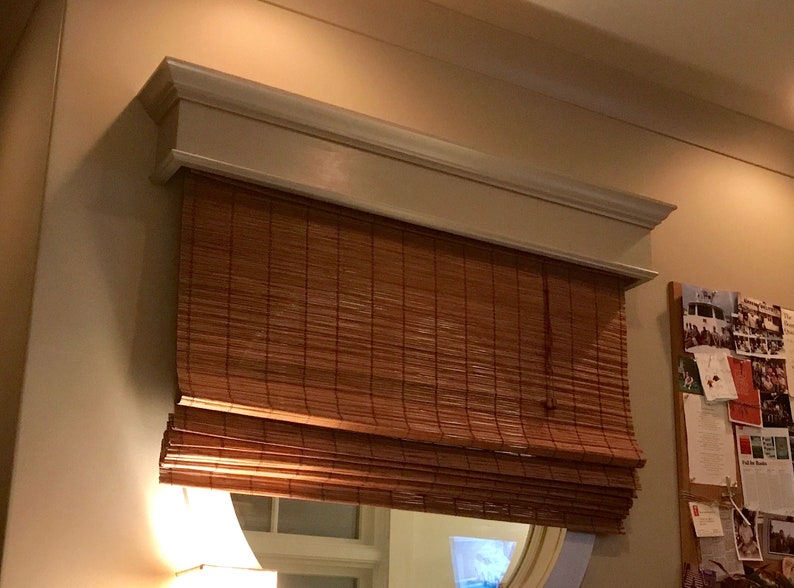 Custom Built To Any Size Crown Molding Option Wood Cornice Solid Hardwood