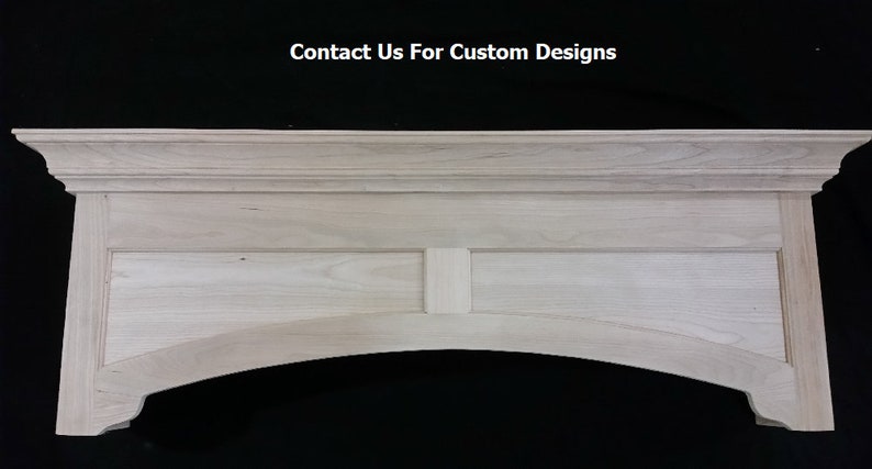 Custom Built To Any Size Crown Molding Option Wood Cornice Solid Hardwood