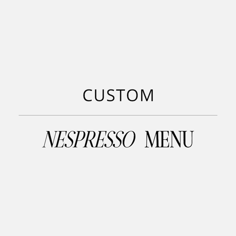 Custom Nespresso Pods Capsules Sheet Read Description Etsy
