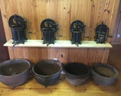 Lard Press collection 4 lard presses 2,4,6,8 Enterprise MFG phila, USA