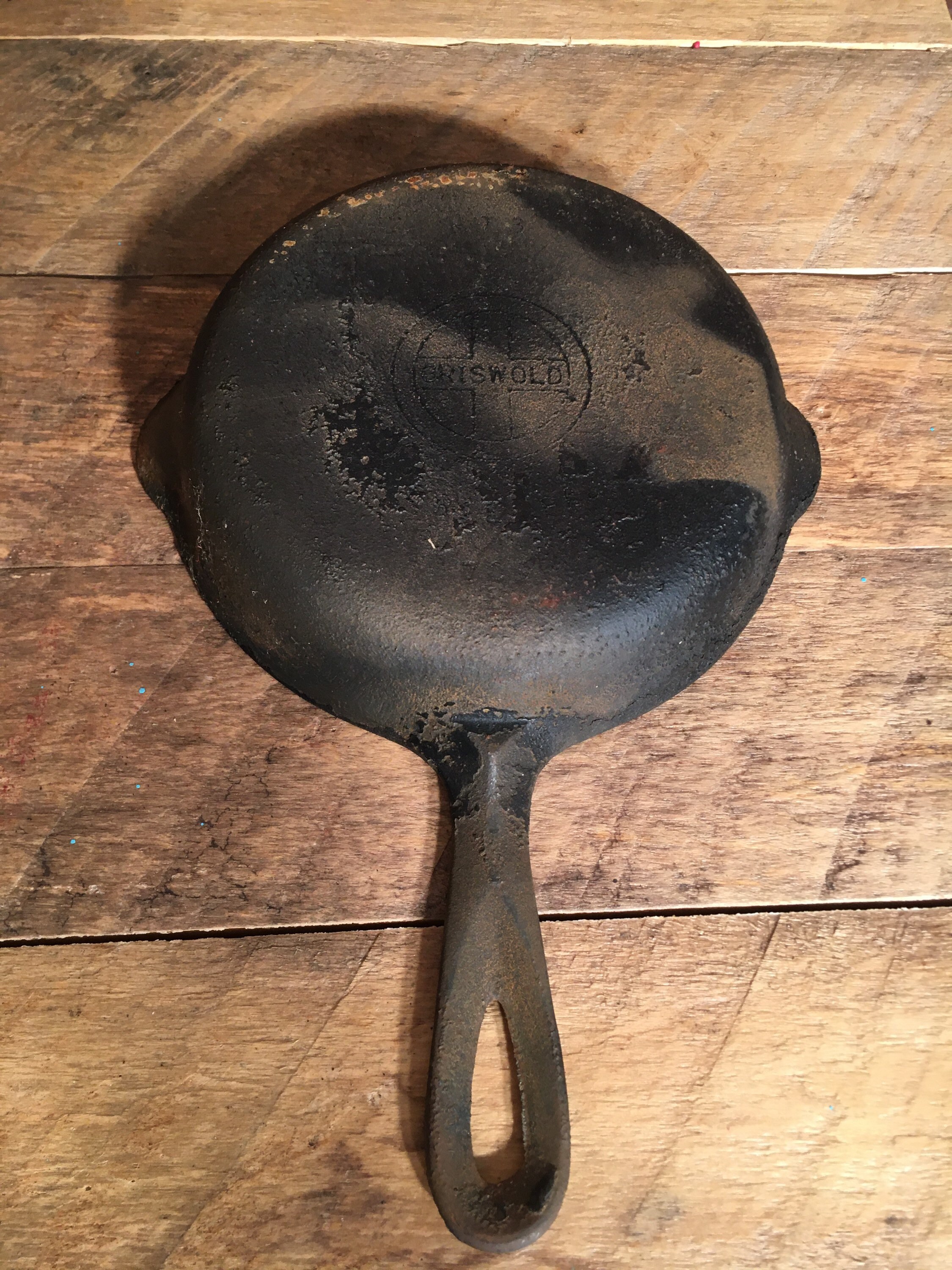 Griswold Cast Iron Skillet number 3 6 1/2 inch Etsy