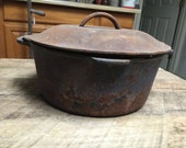 Wagner ware sidney Dutch oven roasting pan with lid