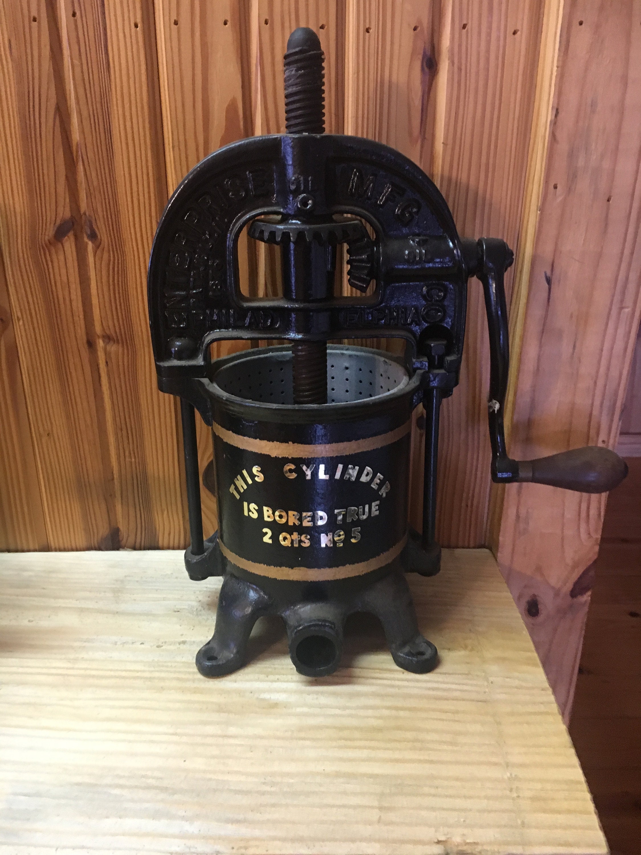 Lard Press collection 4 lard presses 2468 Enterprise MFG Etsy