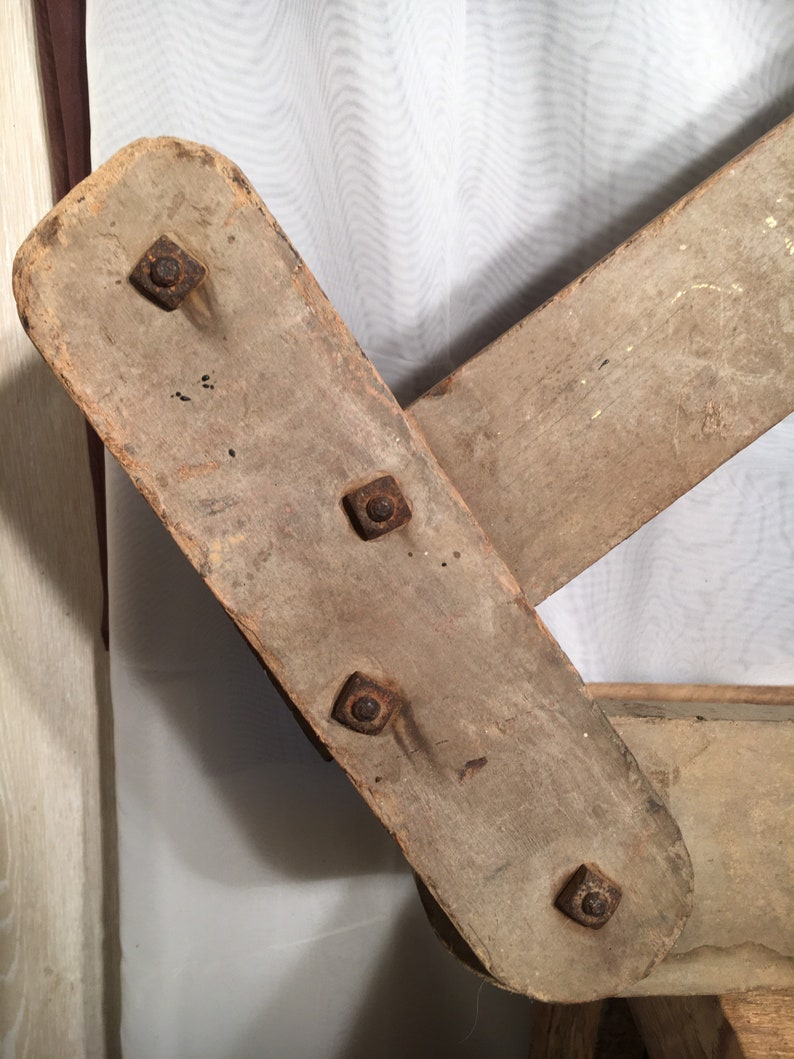 Antique primitive wagon jack Etsy