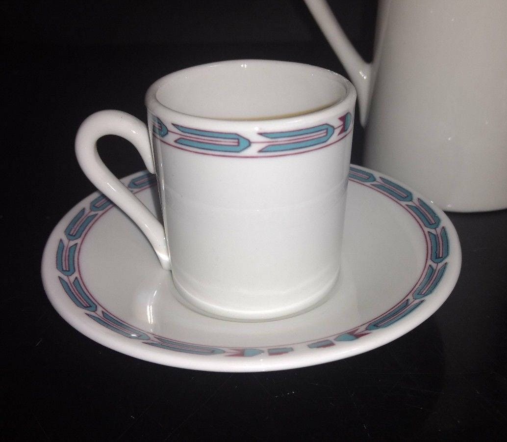 5 Piece Vintage Mayer China by Interpace Pattern #MYR44 Restaurant Ware ...