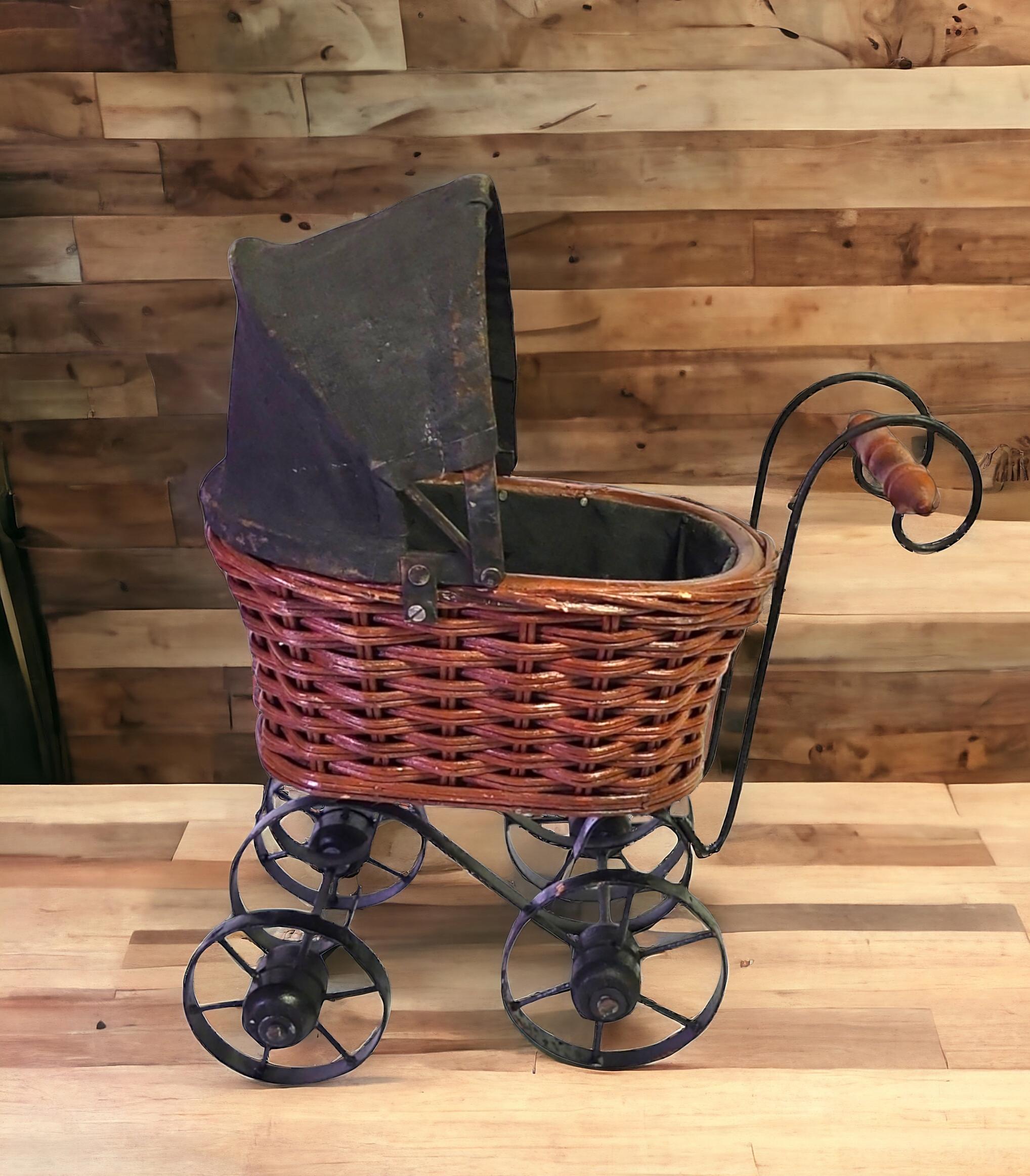 Vintage Wicker Buggy - Etsy