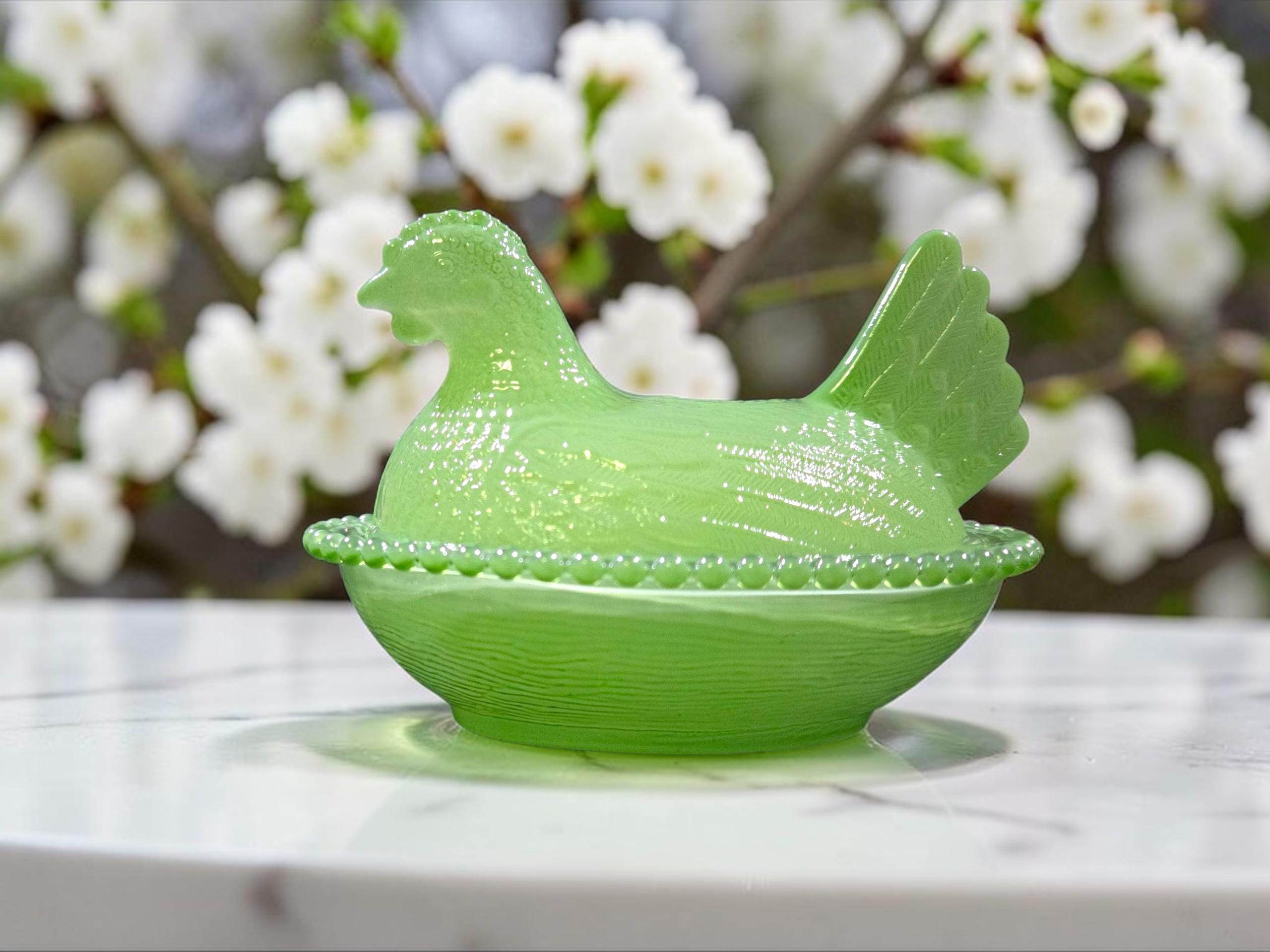 Hen Nest on - Etsy Basket Vintage 0 a Small Porcelain Miniature