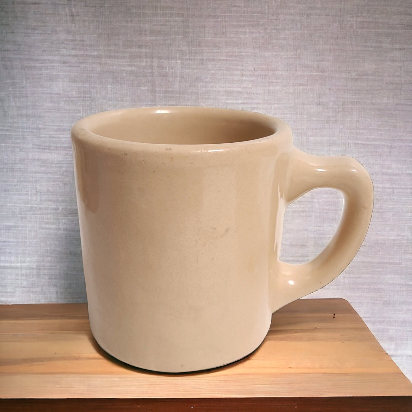 Set of 4 Vintage TEPCO China USA Restaurant Ware Tan 3.25