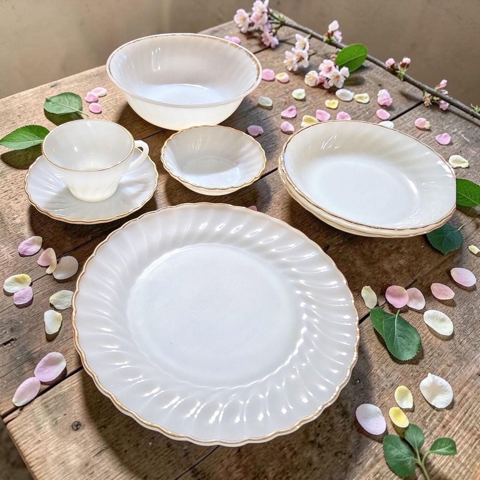 Anchor Hocking Fire King Dinnerware - Etsy