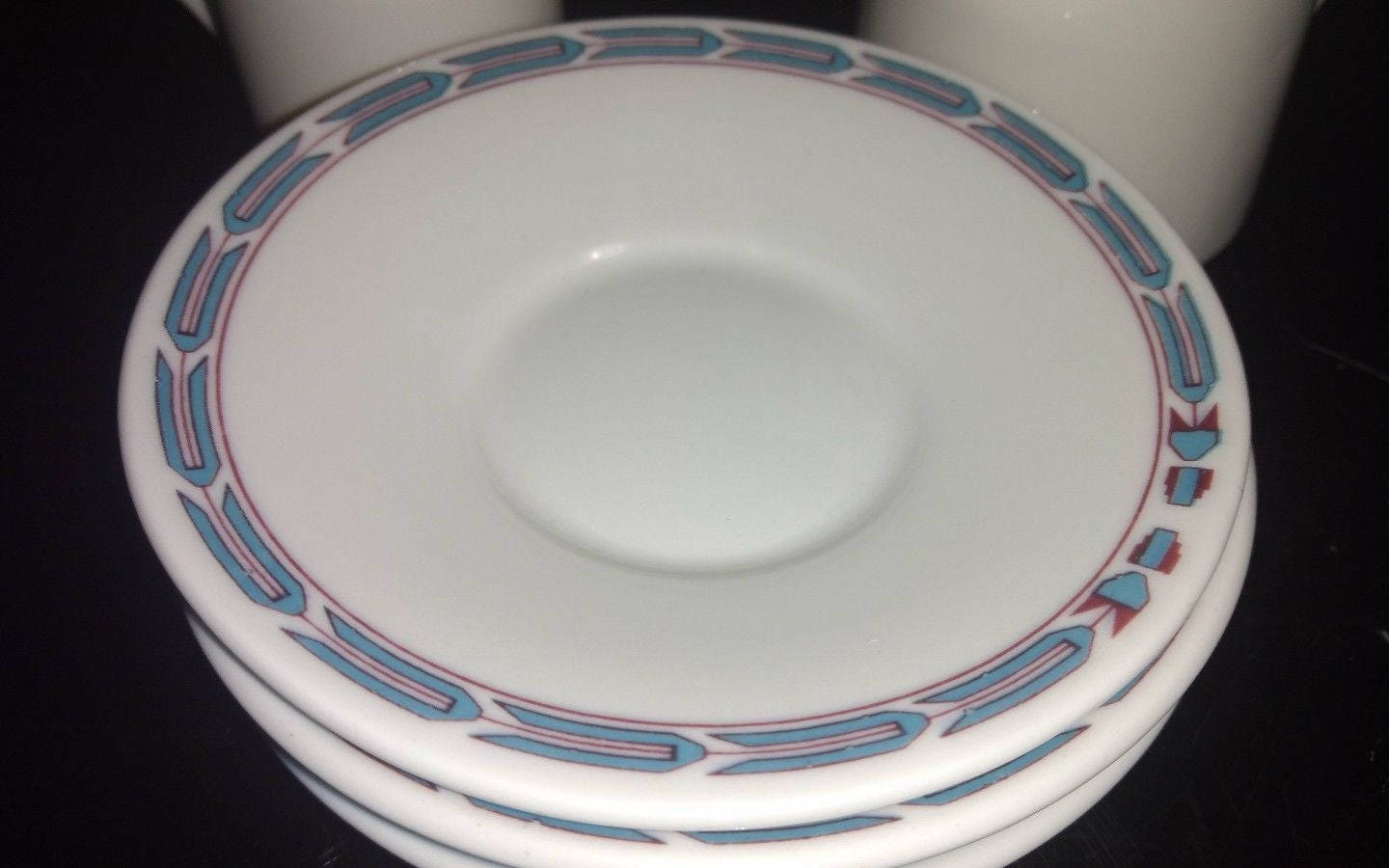 5 Piece Vintage Mayer China by Interpace Pattern #MYR44 Restaurant Ware ...