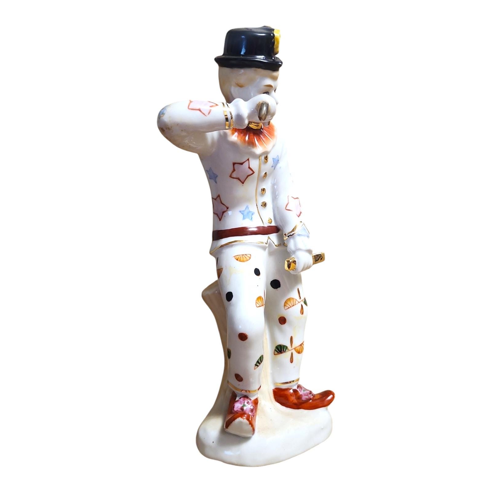 Vintage Meissen Style Porcelain Hand Painted Commedia Dell'arte