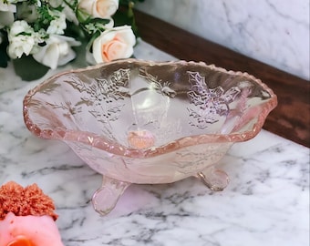 Vintage Fenton Inspired Pink Depression Style Glass 9