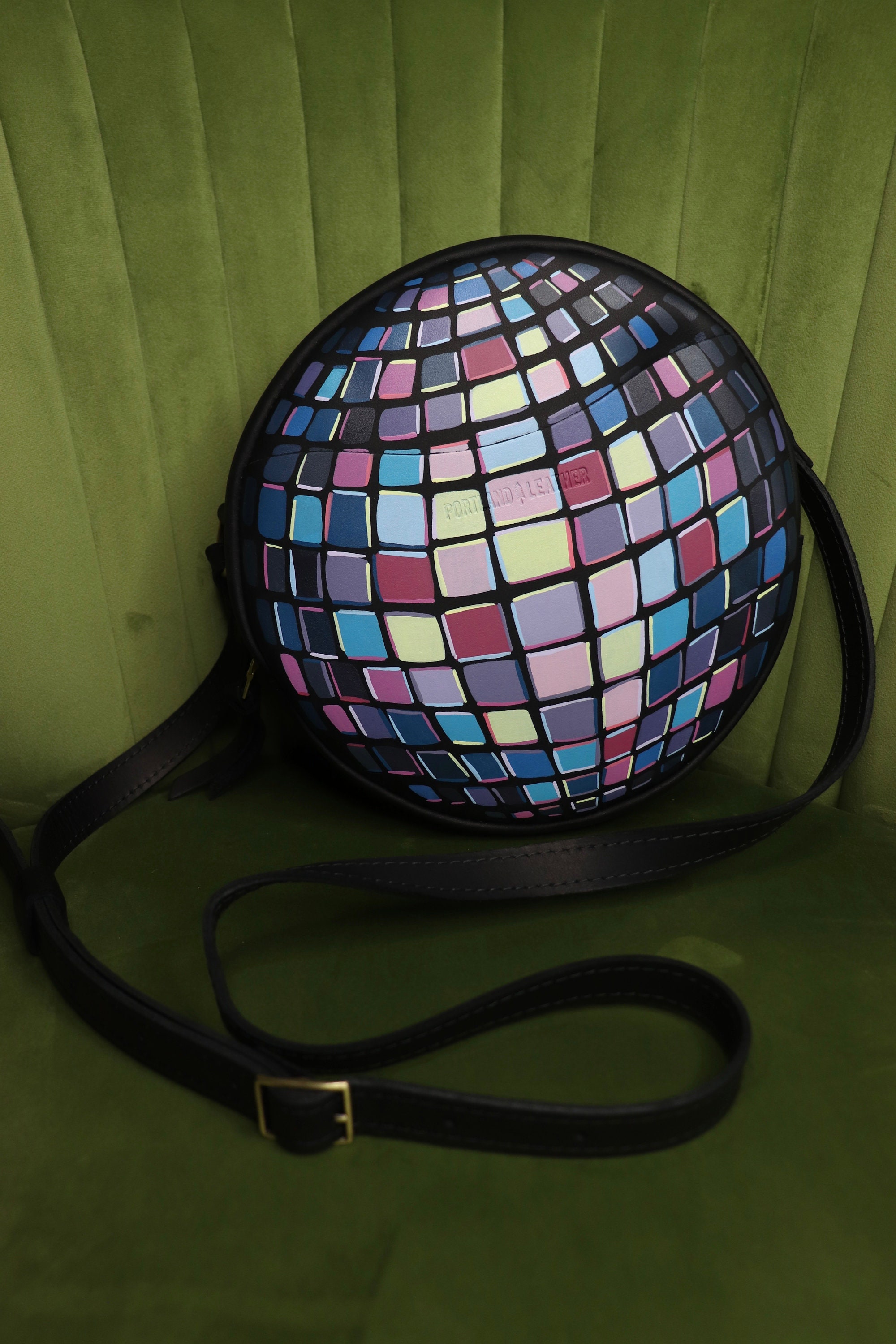 Disco Ball Bag Black Etsy