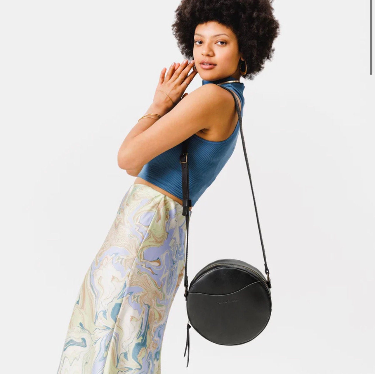 Disco Ball Bag Black Etsy