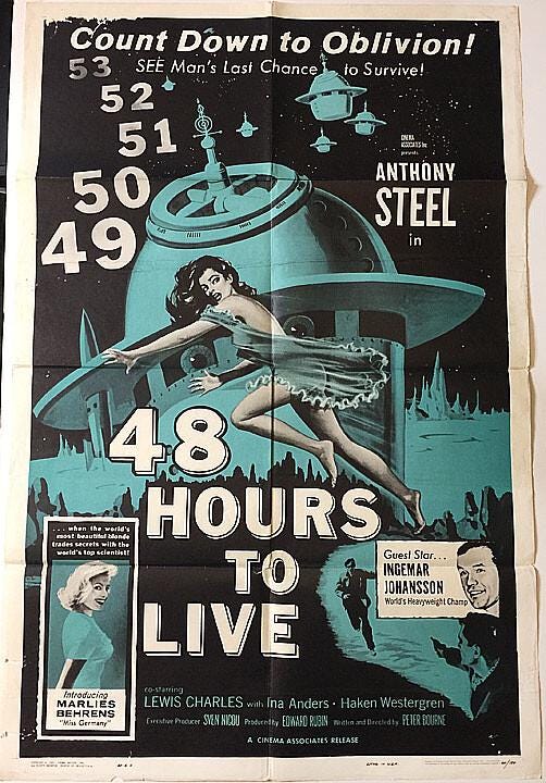 48時間で生きられる！'59 I.ヨハンソン、A.スティール スペース