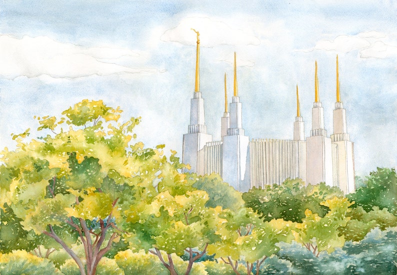 Washington, DC Temple - Etsy