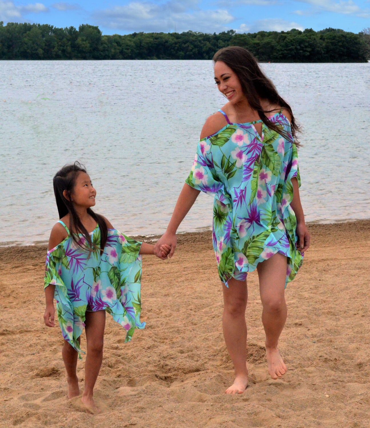 mommy and me beach cover ups