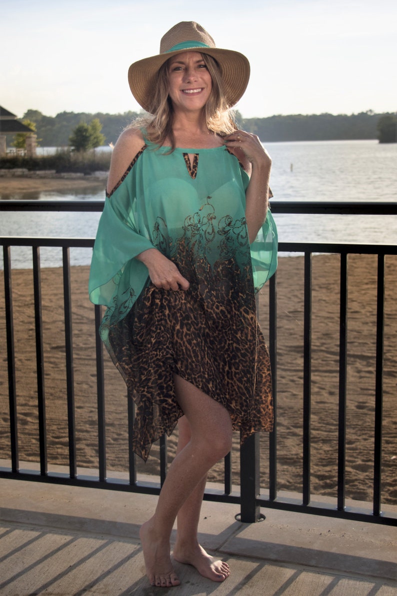 african print swimsuit cover up