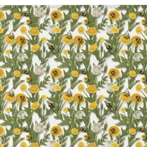 Honey Bee Dandelion Rug, Yellow Flower Nursery, Bumblebee Area Rug, Yellow Bee Mat, Girls Cute Floor Covering, Queen Bee Runner