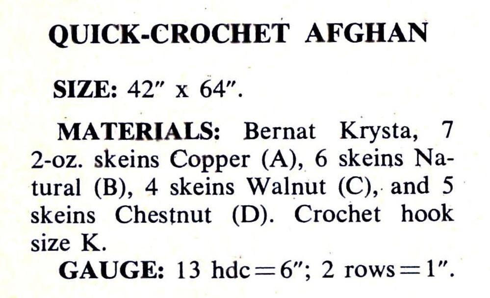 Easy-to-crochet Afghan Rug Pattern, Instant Download - Etsy