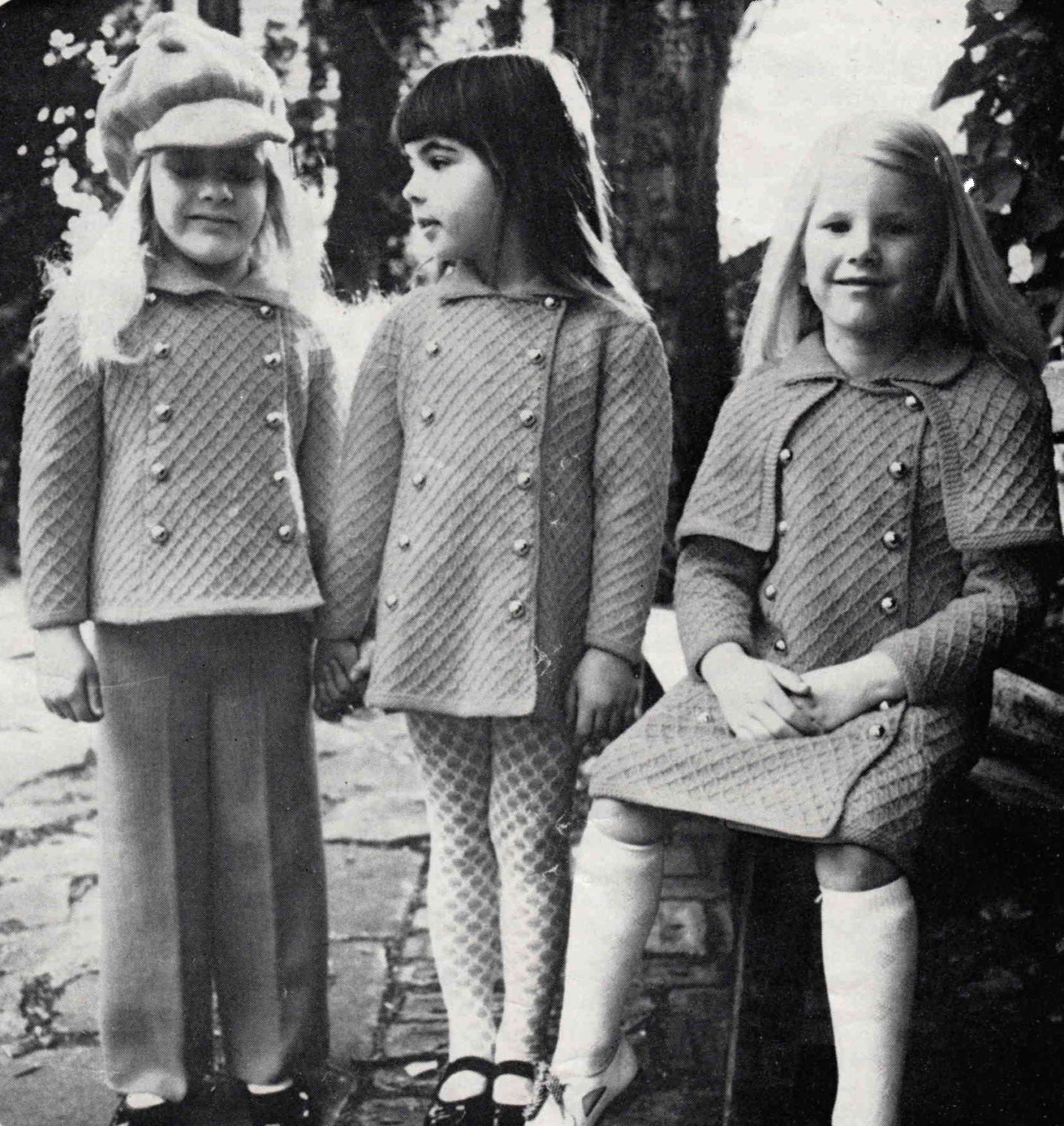 Children's Coats. Vintage PDF Knitting Pattern. Etsy