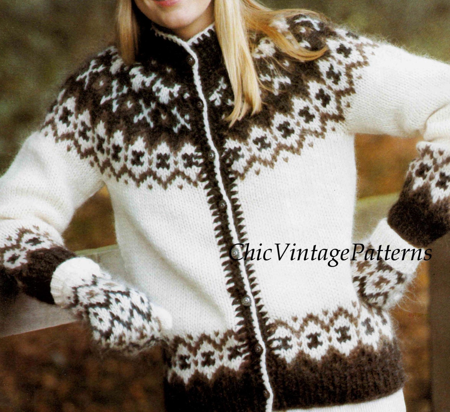 Icelandic Knit Pattern Etsy