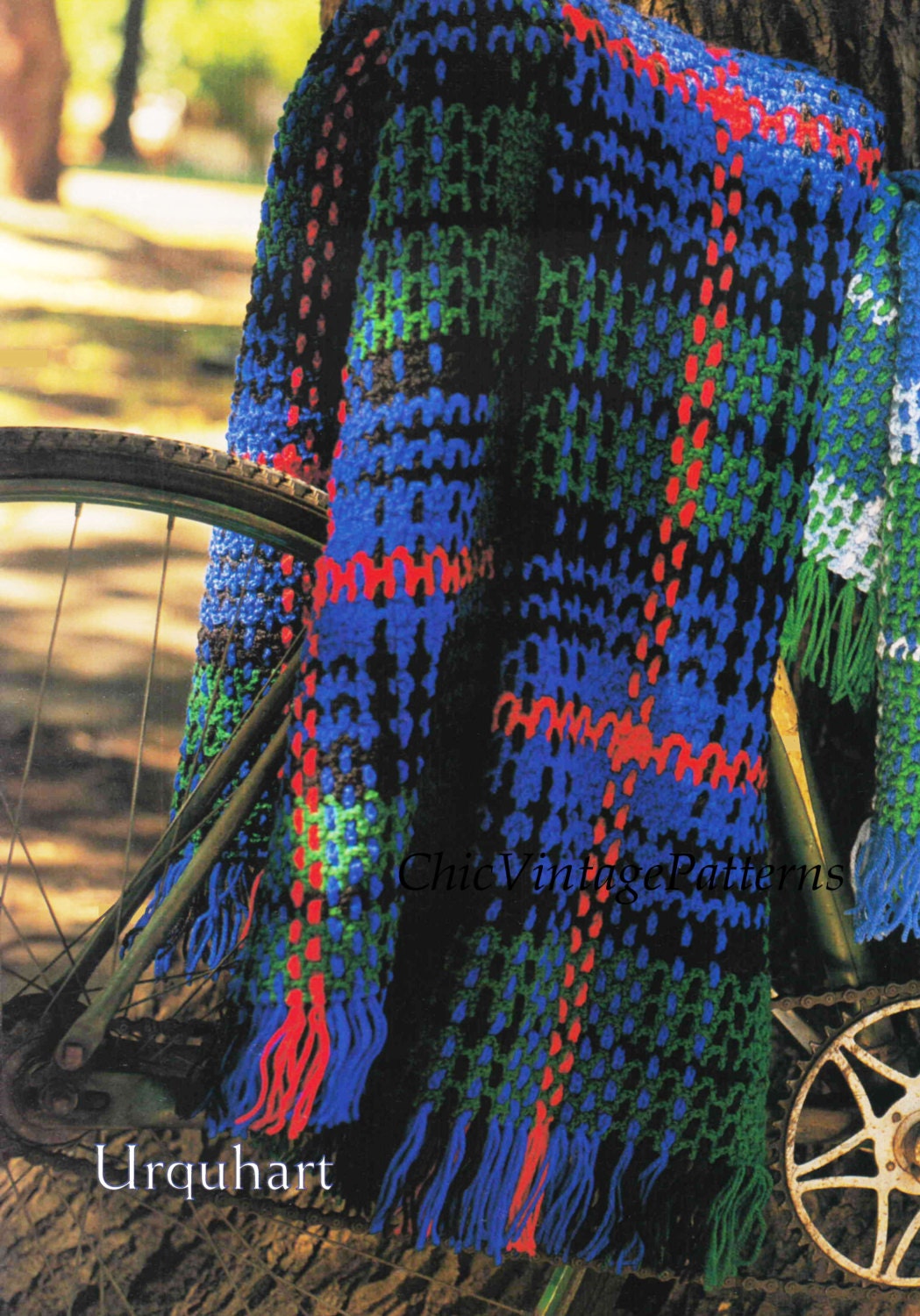 Tartan Rug Pattern Crochet Afghan Urquhart Tartan Etsy