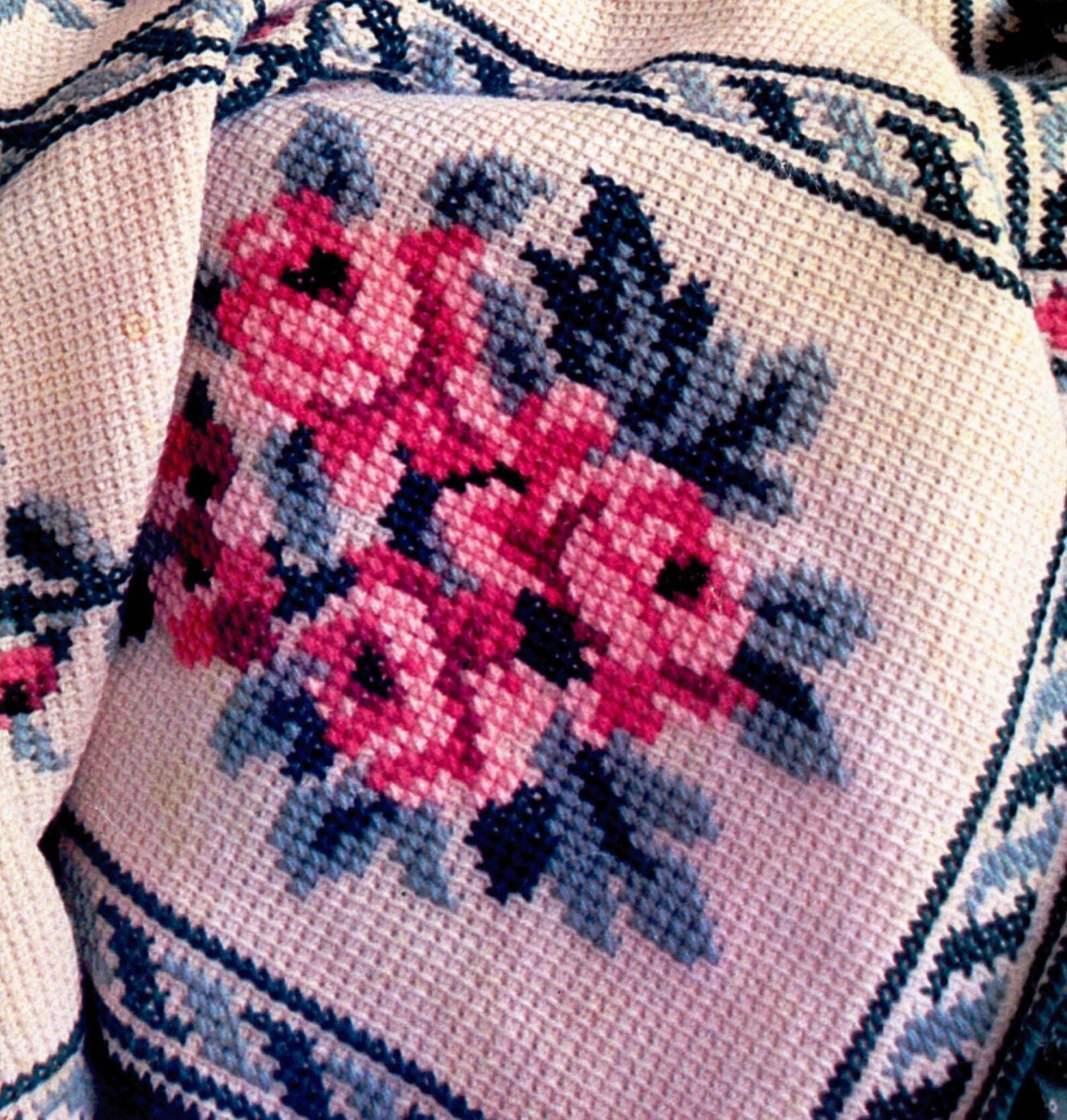 Crochet Afghan Rug Pattern Rose Afghan Crochet and Cross Etsy