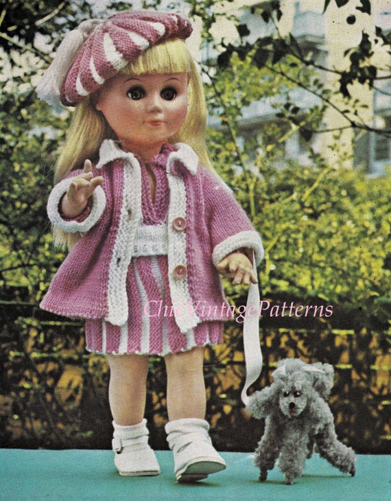 knitted dolls clothes