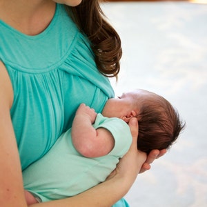 Breastfeeding Nursing Tunic,  Perfect Baby Shower Gift, Nursing Top, Maternity,