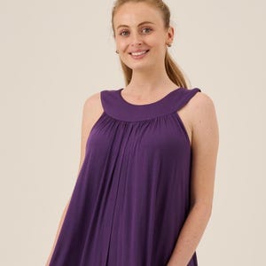 Bamboo Modal Nursing Tunic: Elegant Breastfeeding Top image 8