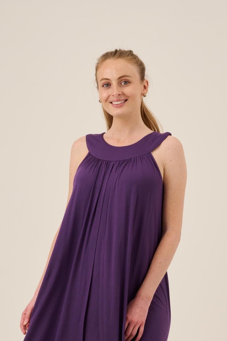 Bamboo Modal Nursing Tunic: Elegant Breastfeeding Top image 8