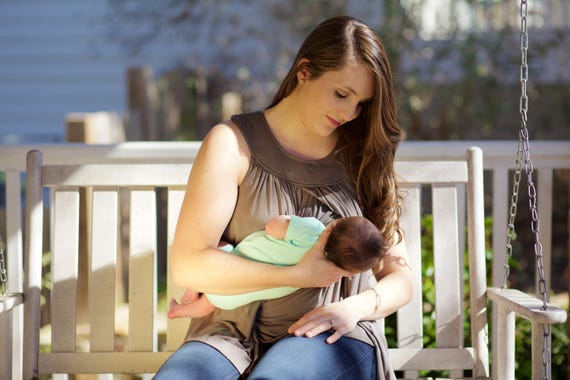 Bamboo Modal Nursing Top: Sleeveless Maternity Breastfeeding Shirt
