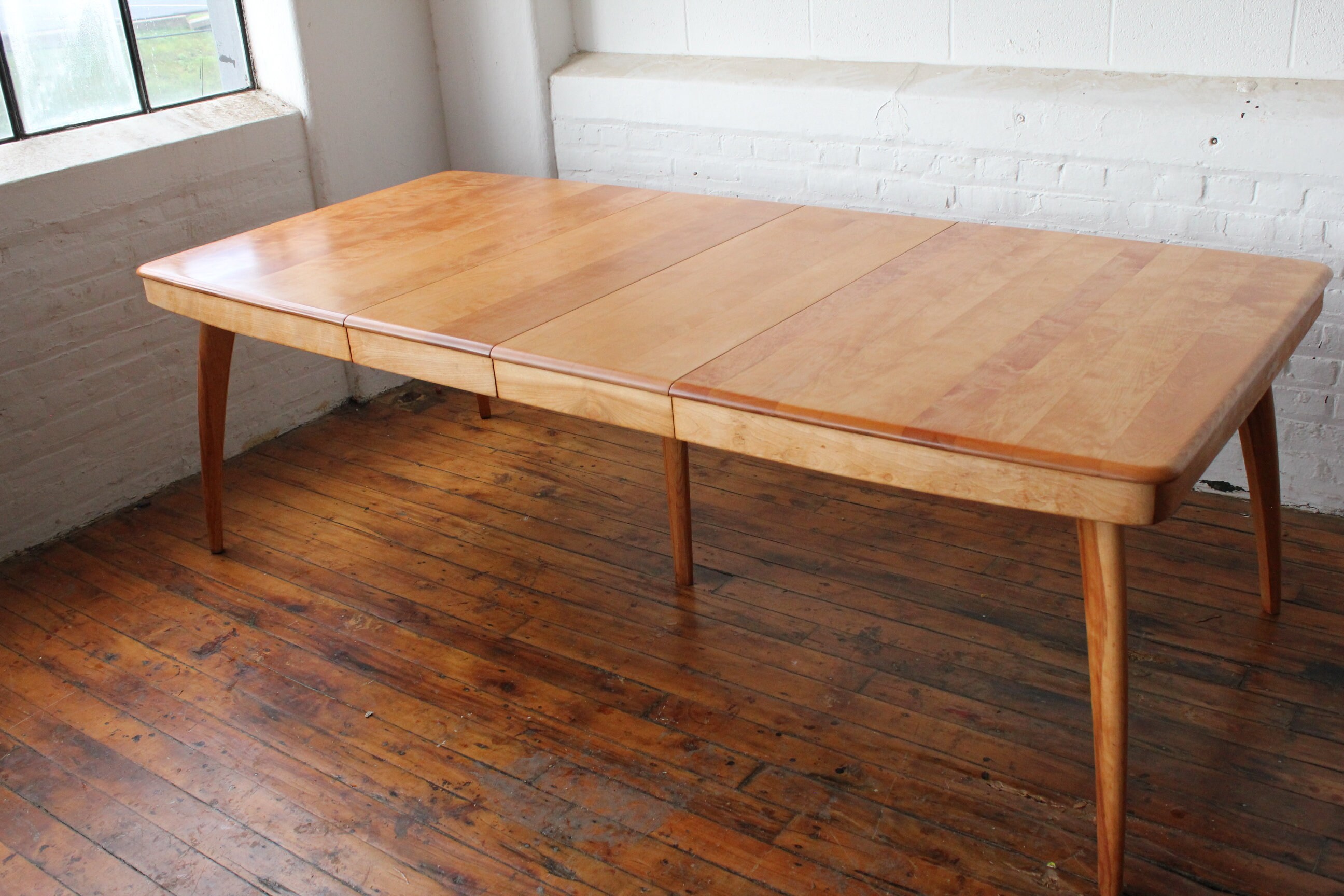 Restored Heywood Wakefield M789G Expandable Dining Table