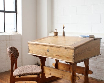 Antique Swedish Slant-top Writing Desk