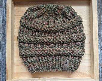 Knit Beanie / CC Beanie Copycat / Wool Knit Beanie / Marsh