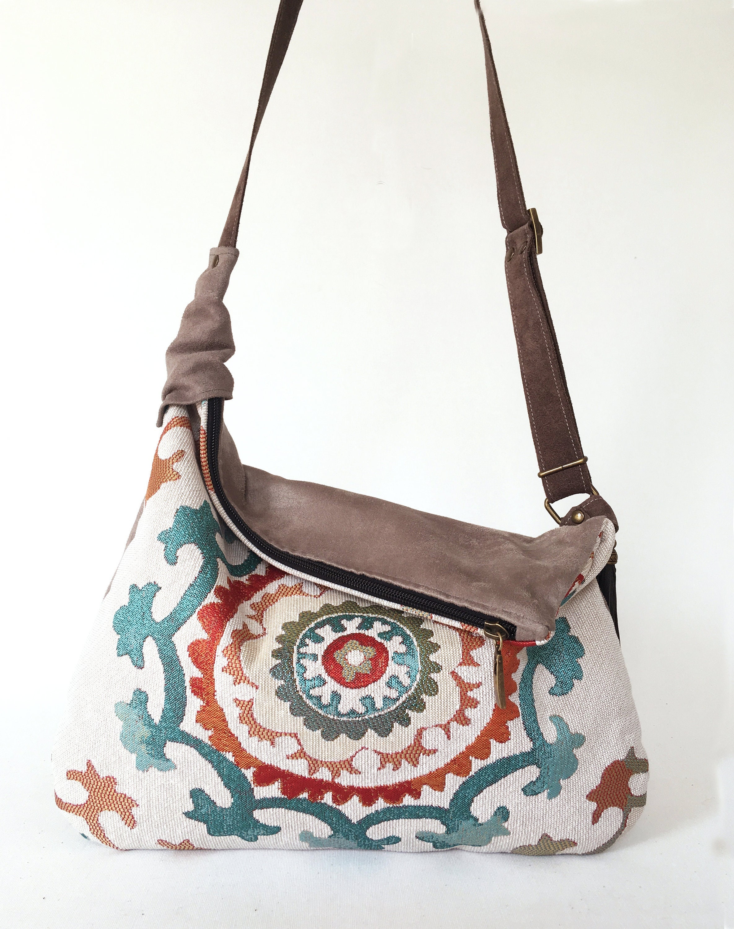 ARIANA Canvas Casual Messenger Bag Side Bag Shoulder Bag Work Satchel Bag  -62541