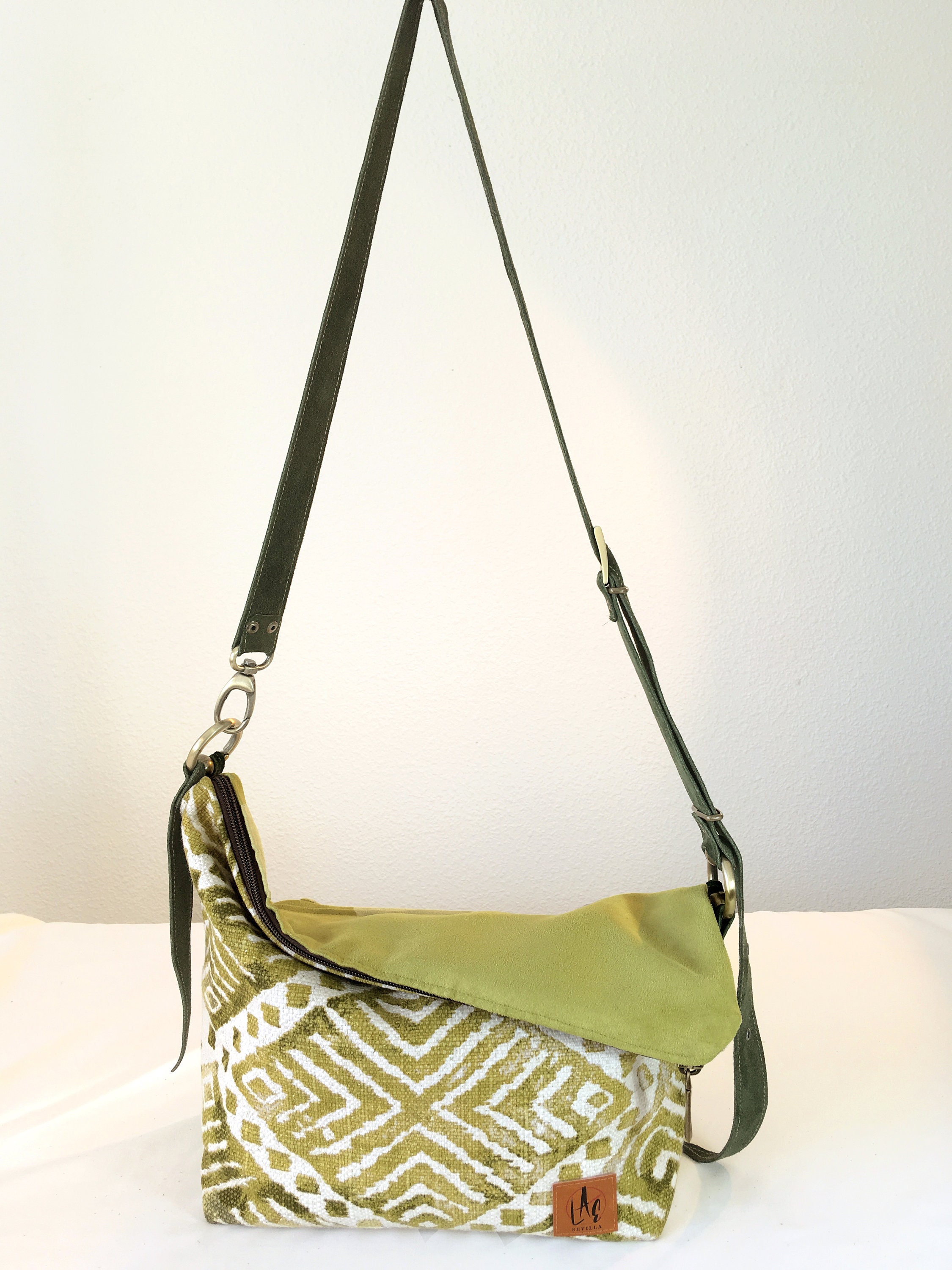 lime green crossbody bag