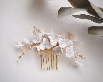 Luna flowers Bridal Hair Comb, Wedding hair Comb, bridal accessories, bridal headpiece, bridal hair piece, bridal hair accessories