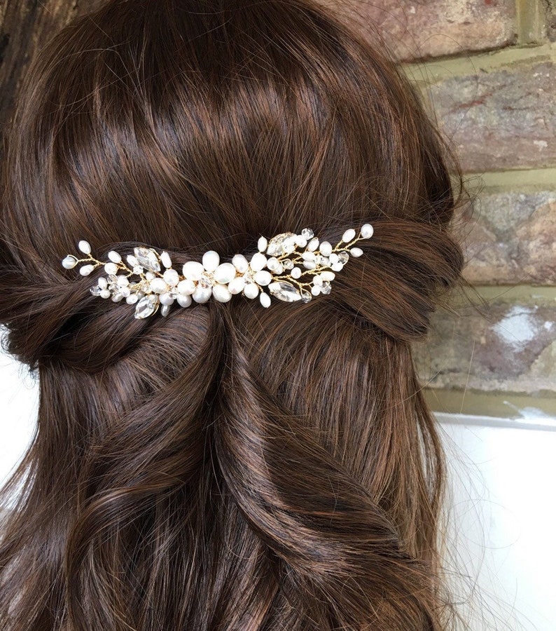 Bridal Hair Comb Wedding hair Comb bridal accessories Etsy