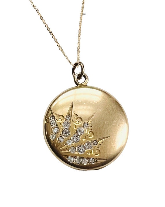 WH and Co. Edwardian Burst Locket - image 1