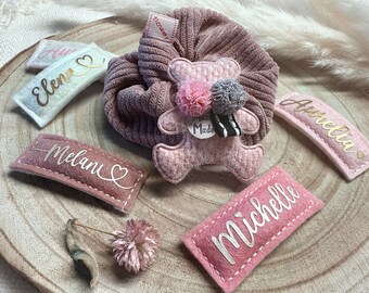 Haarschmuck personalisiert, Scrunchie, Geschenke