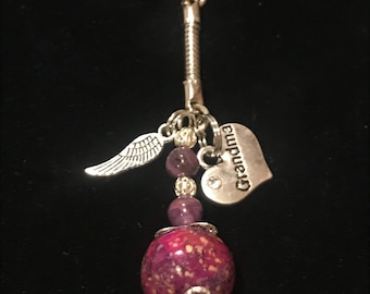 Flower Petal Memorial Keyring