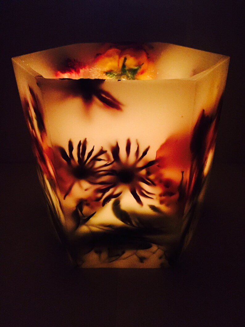 FOREVER Memorial CANDLES Made With FLOWERS From Your Special Etsy