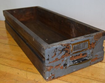 1940'S Maple Card Catalog Drawer #2