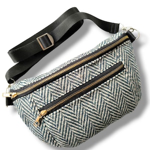 Boho Fanny Pack, Vegan Waist Bag, Crossbody Sling Bag For Women, Unisex Hip Bum Bag, Festival Travel Belt Bag, Valentine’s Day Gift